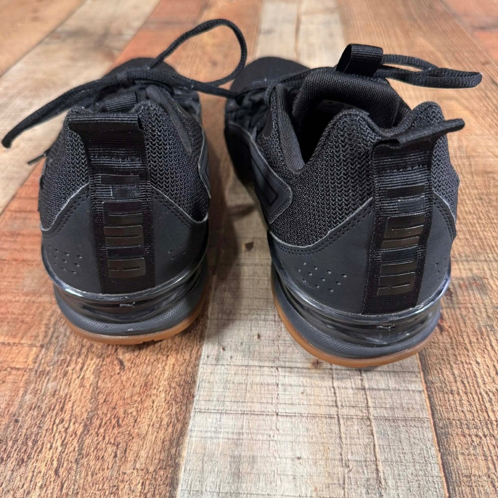 Puma Axelion NXT Sneakers Mens 11 Black Gum Running Training Shoes - Picture 3 of 5